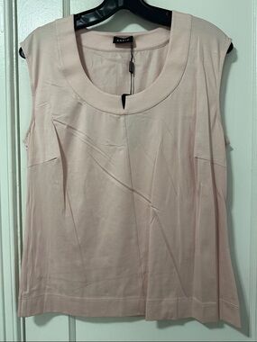 Akris Women's Sleeveless Scoop Neck Top - Blossom Pink